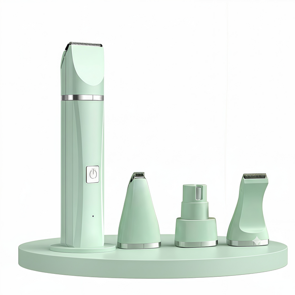 Recortadora Profesional 4-en-1 de Precisión Silenciosa para Mascotas